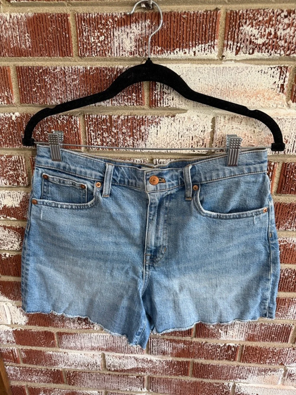 J. Crew High Rise Denim Short in Tea Time Wash Sz 28 Style #AV425